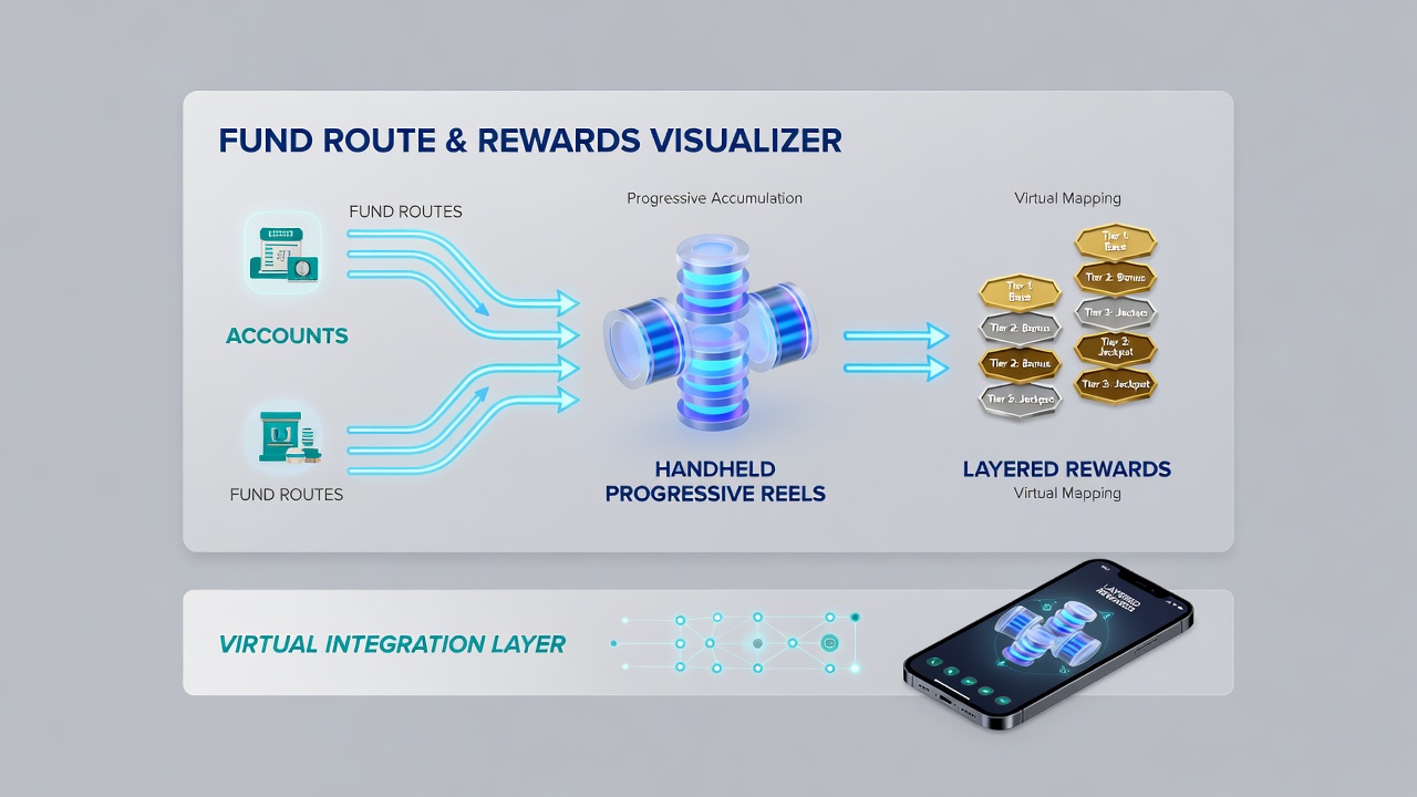 Visualisierung von Belohnungsschichten in progressiven mobilen Spielen und virtuellen Tischen