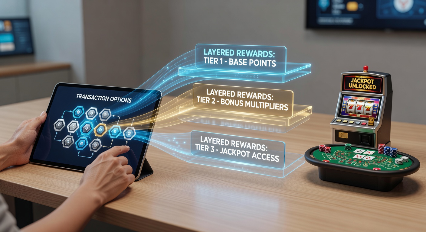 Mobile Casino-Schnittstelle mit verschiedenen Zahlungsoptionen und Belohnungsanzeigen für Jackpot-Spiele