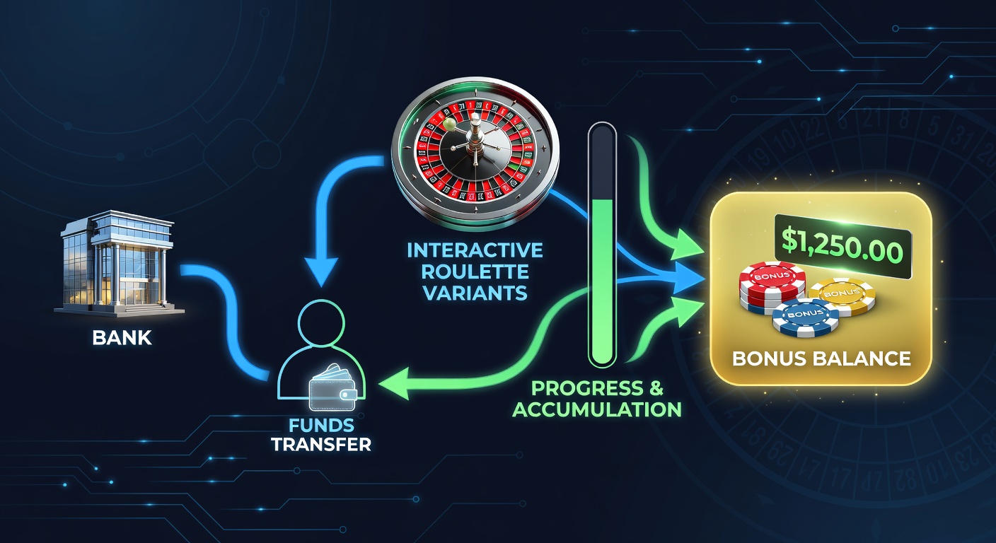 Visualisierung der Mittelzuordnung zu Boni in progressiven Slots und Roulette-Varianten